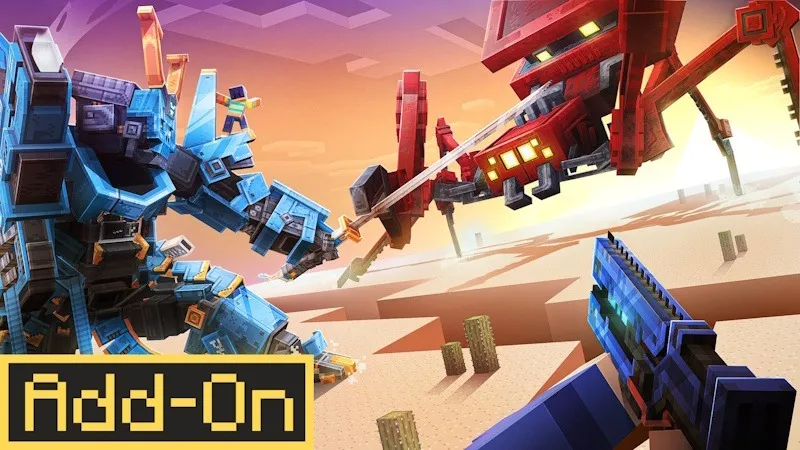 Miniatura de Mechs, addon para Minecraft Bedrock