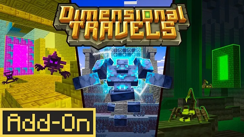Miniatura de Dimensiones nuevas, addon para Minecraft Bedrock