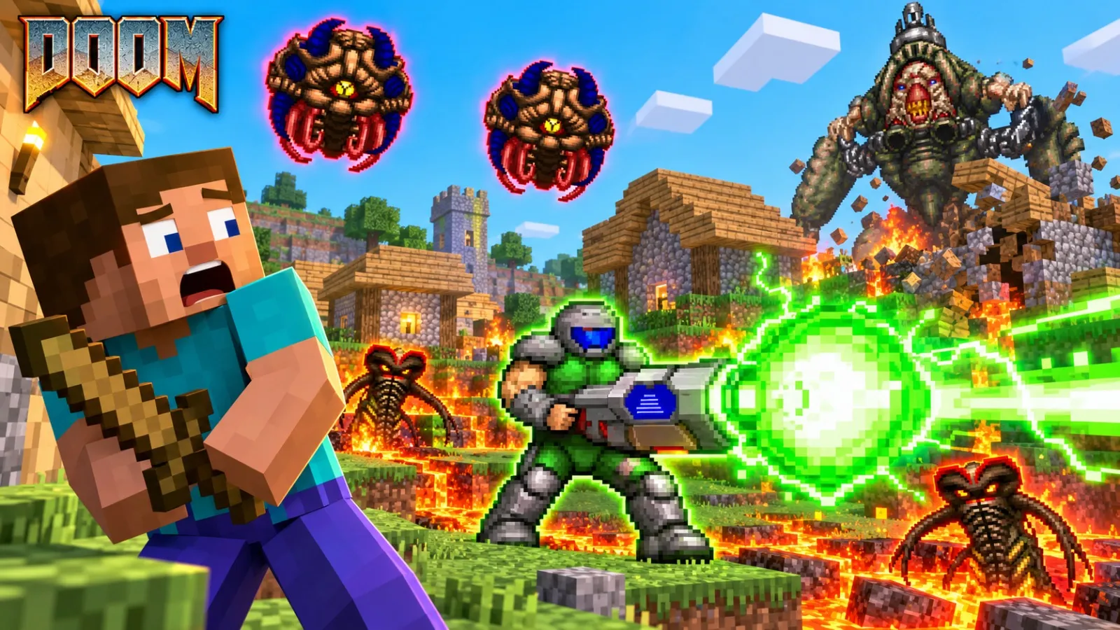 Miniatura de SuperKing Doom, addon para Minecraft Bedrock