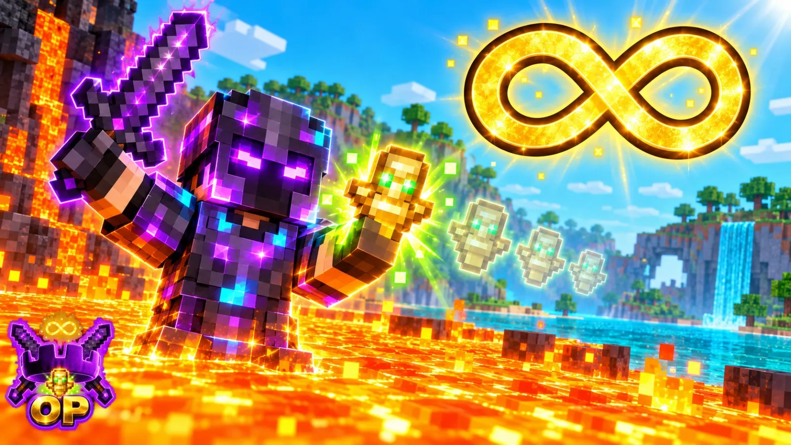 Miniatura de SuperKing OP Survival, addon para Minecraft Bedrock