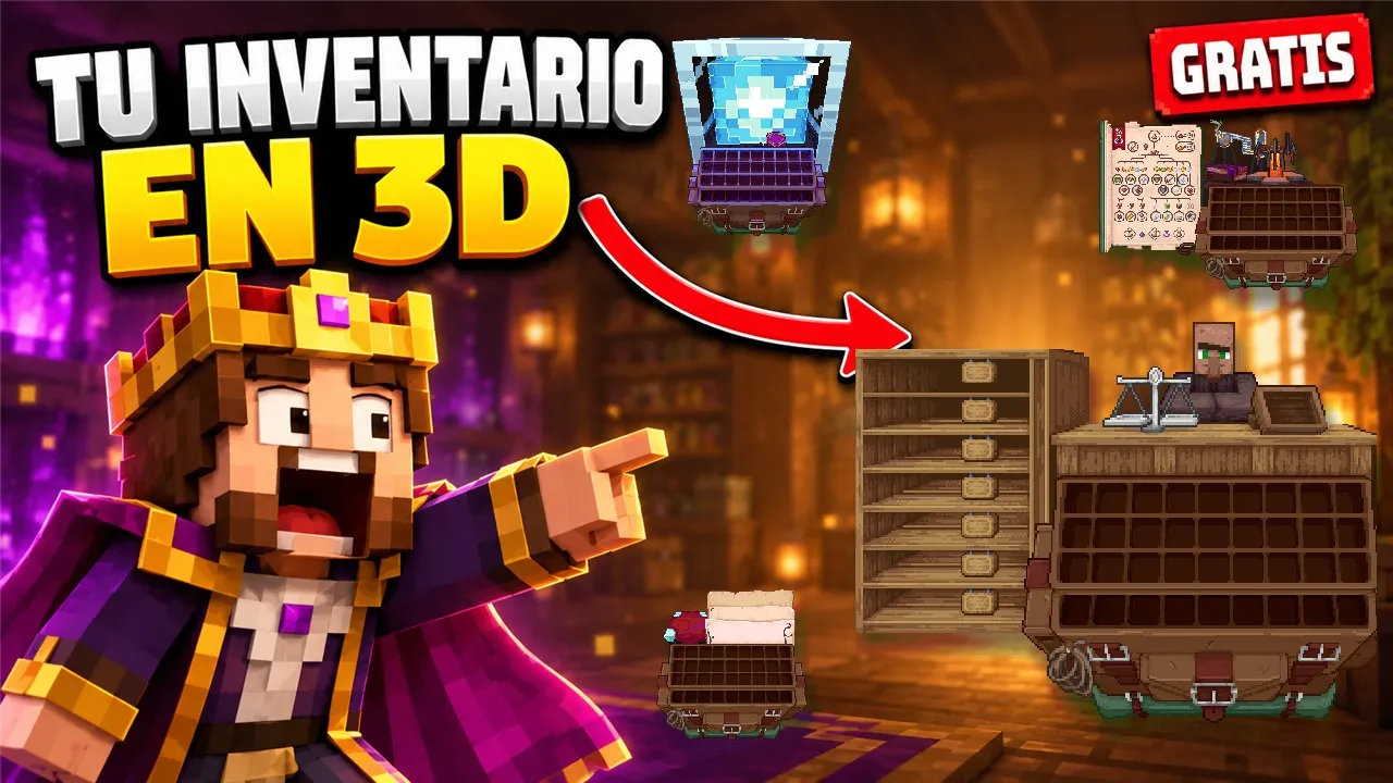 Miniatura de Immersive Interfaz — SuperKing Update 1.0, textura para Minecraft Bedrock